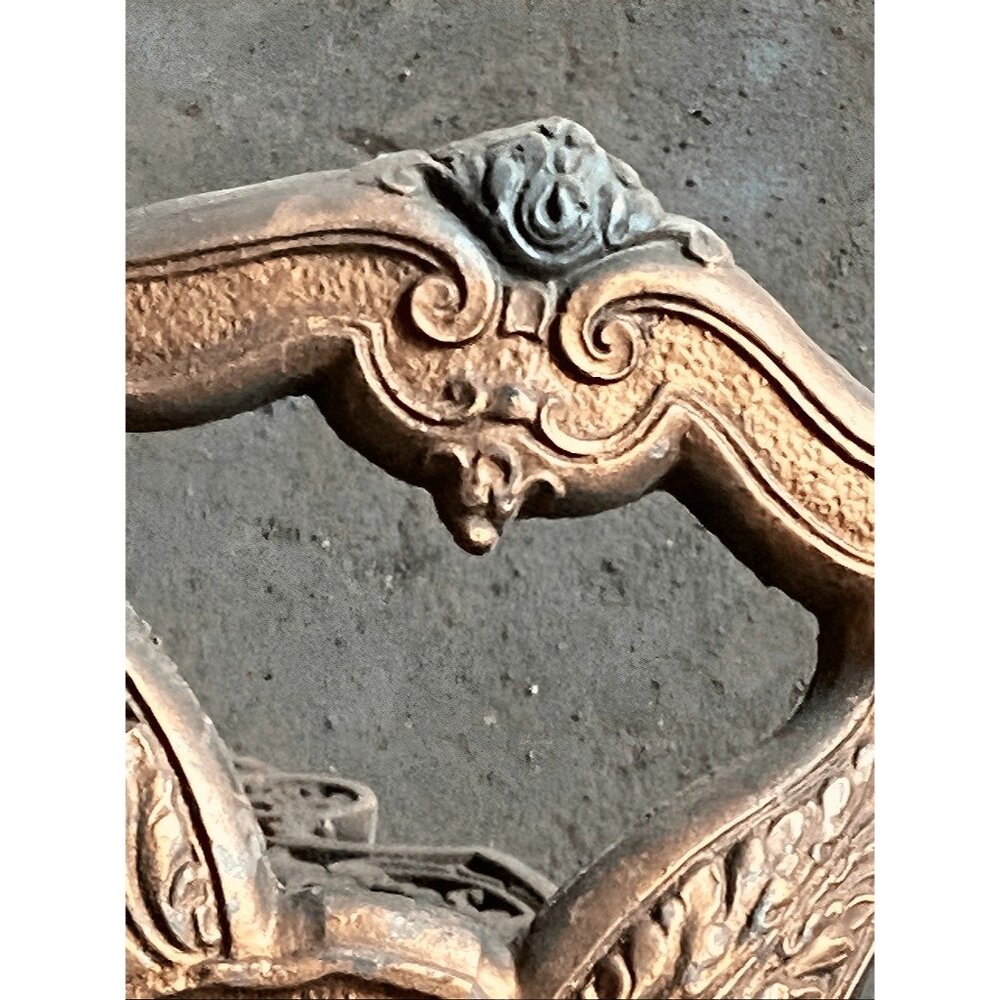 Antique Art Deco Style Cast Metal 5 Arm Chandelier Frame - Picture 4 of 10